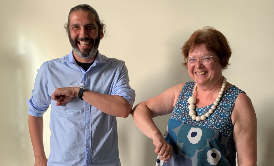 Johannes Reitze und Christa Oberholzer